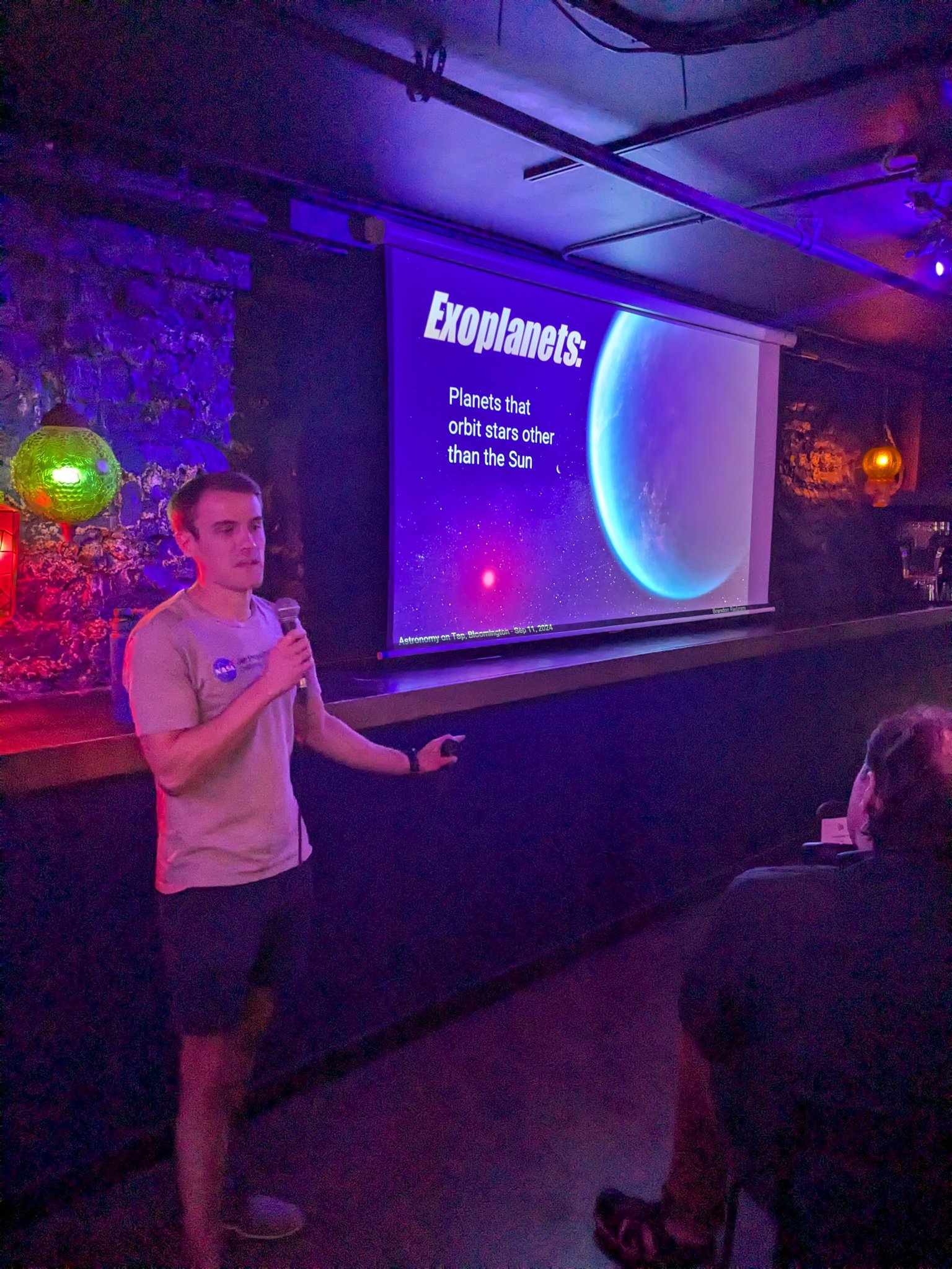 Giving an Astro on Tap talk on exoplanets.