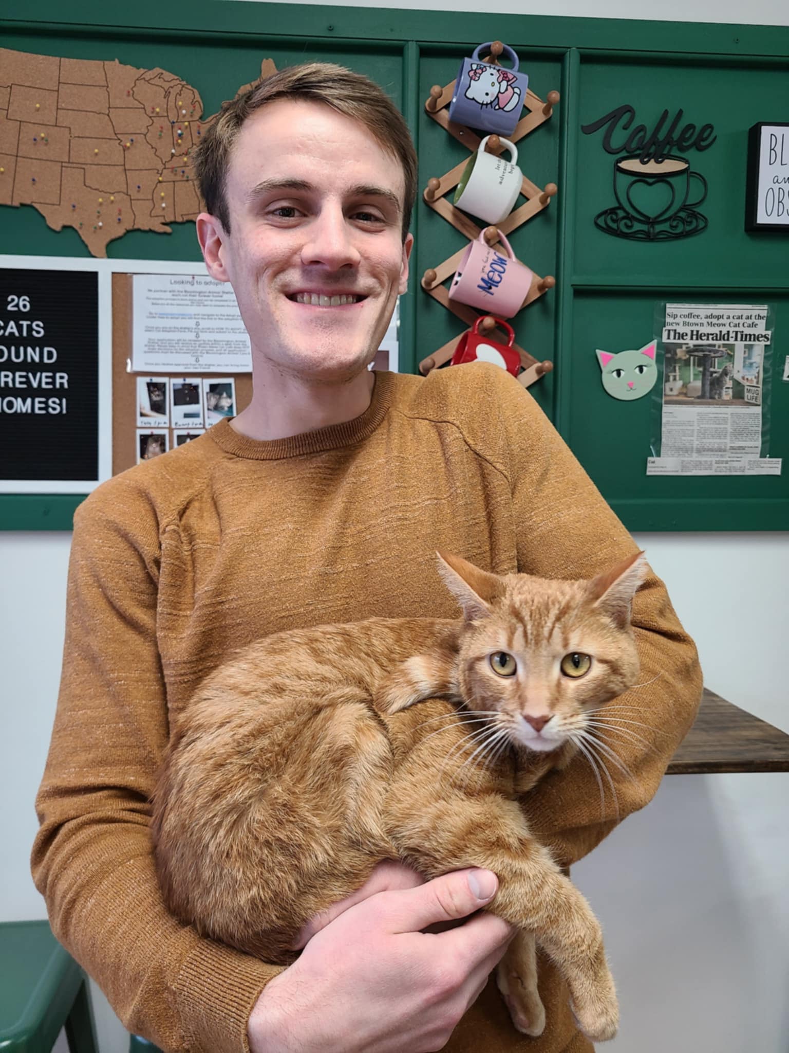 My first time holding Kylo after adopting him.