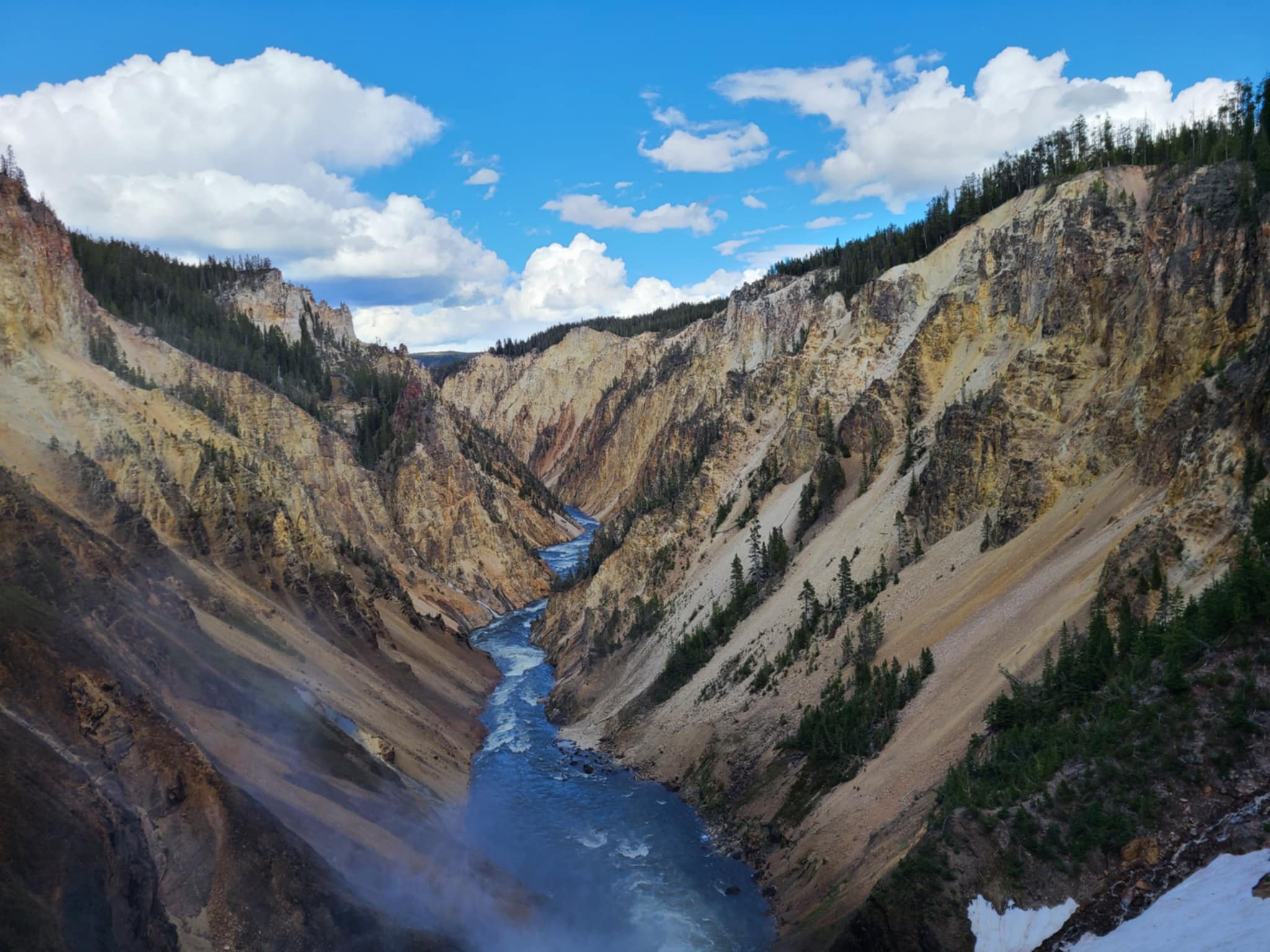 The 'Grand Canyon' of Yellowstone National Park.